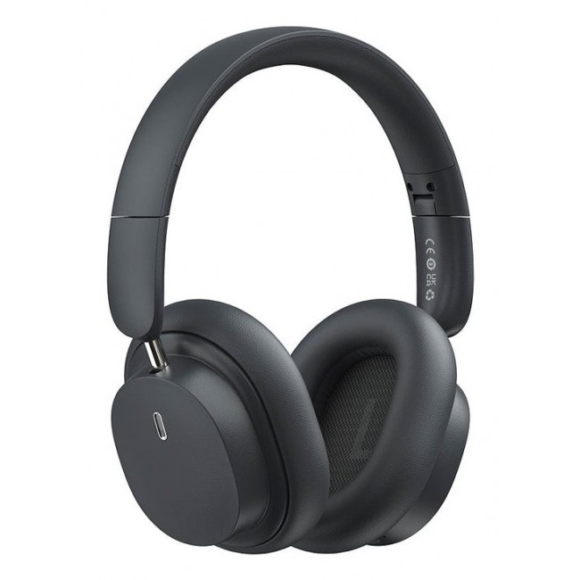 Baseus Bowie D05 Headset Wired & Wireless Head-band Calls/Music USB Type-C Bluetooth Black