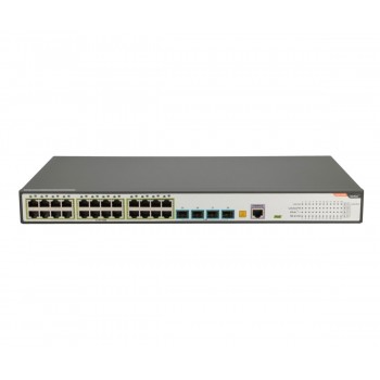 FiberHome S4820-28T-X-PE-AC network switch Managed L2/L3 Gigabit Ethernet (10/100/1000) Power over Ethernet (PoE) 1U Black, Grey