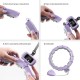 Hula hop with magnets, weight and counter HMS HHM14 purple Hula hop with magnets, weight and counter HMS HHM14 purple