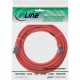 InLine Patch Cable S/FTP PiMF Cat.6A halogen free 500MHz red 10m