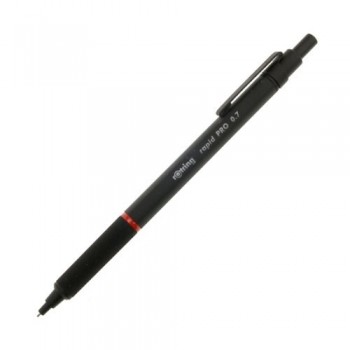 ROTRING mechanical pencil Feinminenstift rapid PRO Matt Juodas FM 0.5mm