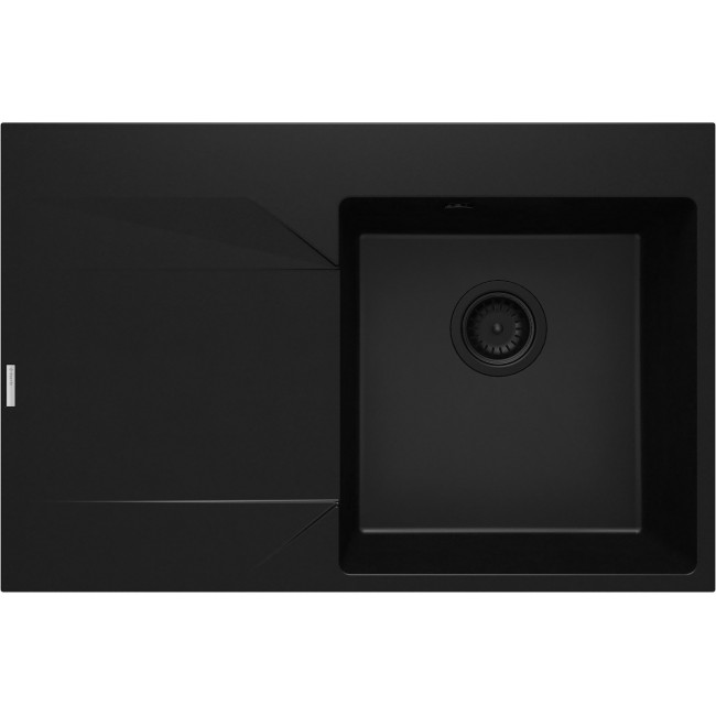 Granite 1-bowl sink with drainer - left Granite 1-bowl sink with drainer - left