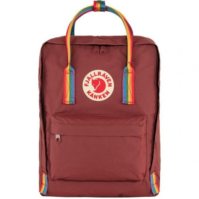 Fj llr ven Kanken Rainbow backpack Casual backpack Bordeaux Vinylon