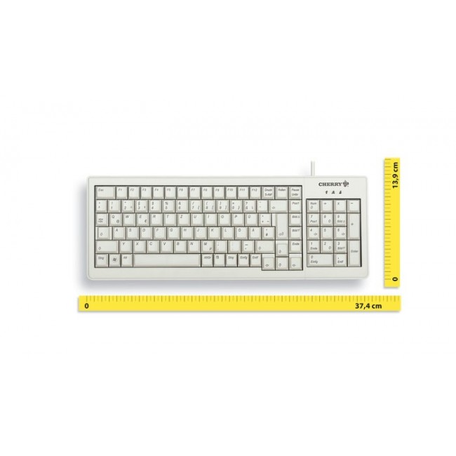 CHERRY XS keyboard Home USB QWERTZ German Grey CHERRY XS keyboard Home USB QWERTZ German Grey