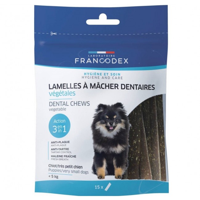 FRANCODEX Dental Strips XS - dog treat - 15