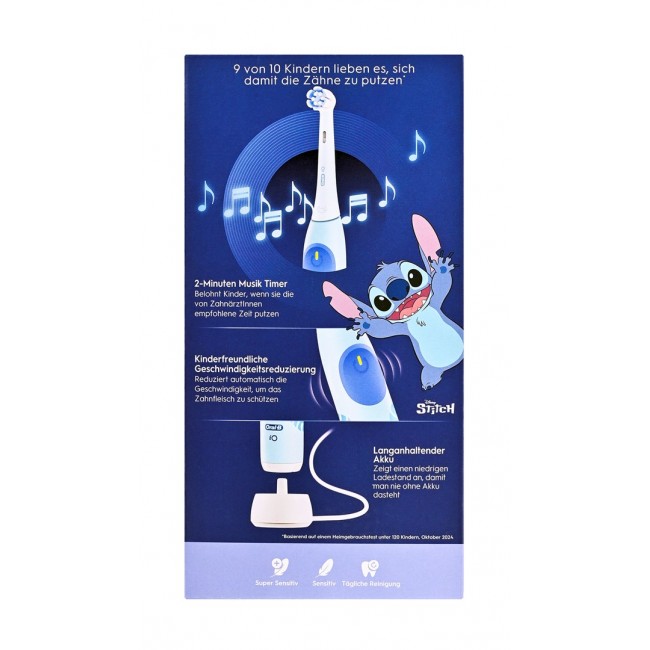 Oral-B iO Kids Stitch Child Rotating toothbrush Blue Oral-B iO Kids Stitch Child Rotating toothbrush Blue