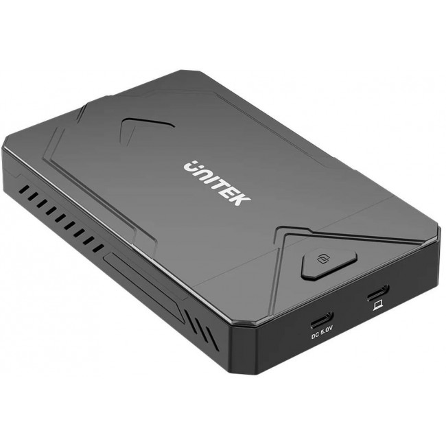 UNITEK S1229CBK01 storage drive enclosure M.2 NVMe & SATA SSD Black
