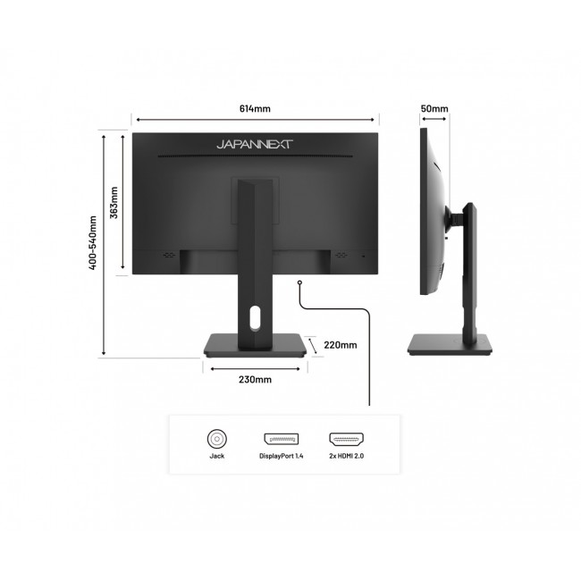 JAPANNEXT JN-27IPS4FLWQHDR-HSP computer monitor 68.6 cm (27