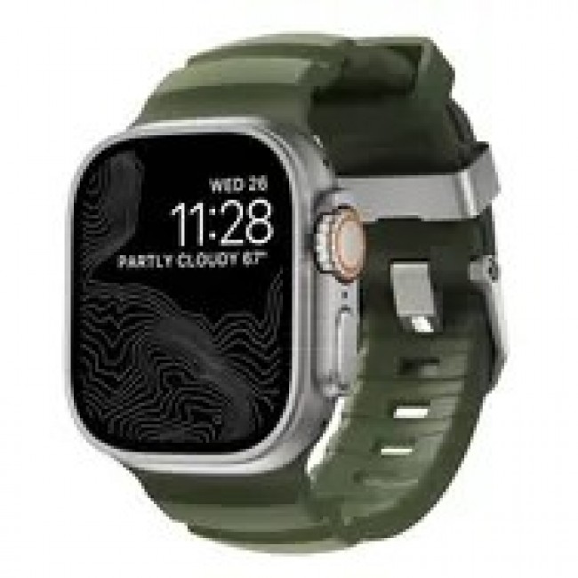 Nomad Rocky Point Band Natural Leather, Titanium