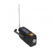 Extralink RADIO AWARYJNE SOLARNE Z KORBKA DYNAMO POWERBANK 4000MAH Z LATARKA SOS SR-4000 Portable Analog Black, Orange