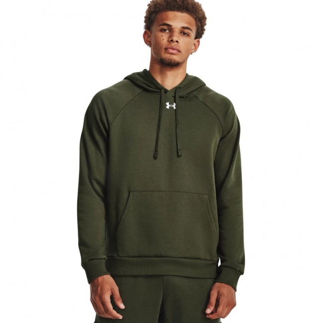 Under Armour Rival Fleece Hoodie Olive 1379757 390 XL Under Armour Rival Fleece Hoodie Olive 1379757 390 XL