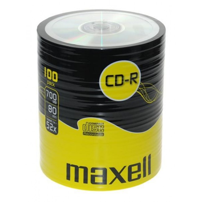 Maxell CD-R 80XL 52x 100 Pack 700 MB 100 pc(s) Maxell CD-R 80XL 52x 100 Pack 700 MB 100 pc(s)