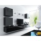 Cama Square cabinet VIGO 50/50/30 black/black gloss