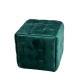 Puff-transformer 5in1 - 5 stools in 1 pouffe bottle green velvet