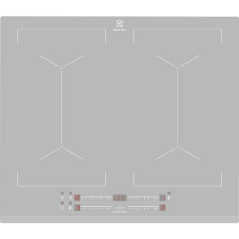 Electrolux EIV64440BS Silver Built-in 60 cm Zone induction hob 4 zone(s)