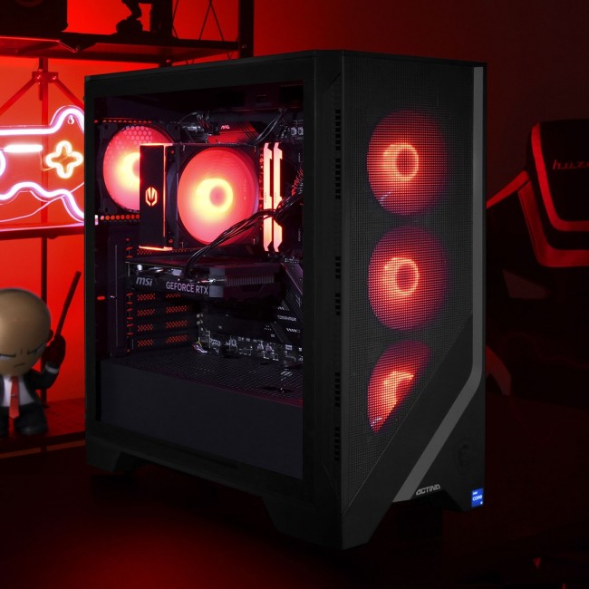 Actina 5901443384427 PC Intel Core i5 i5-13400F 32 GB DDR4-SDRAM 1 TB SSD NVIDIA GeForce RTX 4060 Midi Tower Black Actina 5901443384427 PC Intel Core i5 i5-13400F 32 GB DDR4-SDRAM 1 TB SSD NVIDIA GeForce RTX 4060 Midi Tower Black