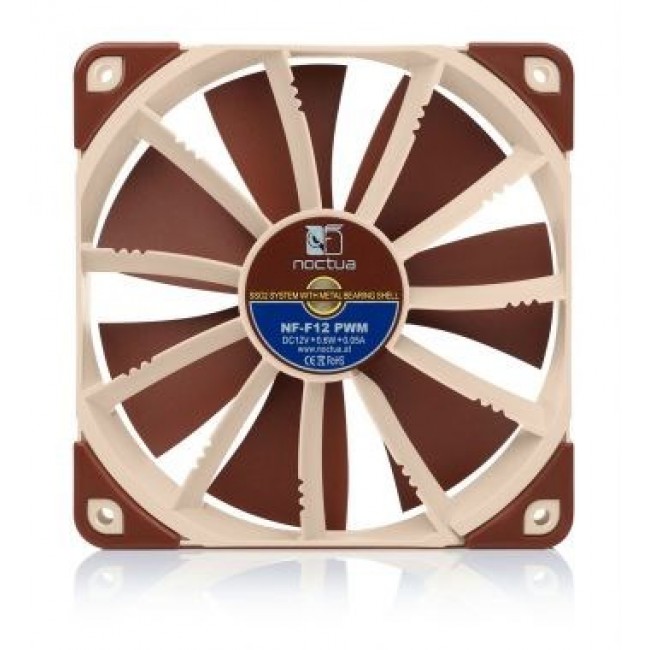 Noctua NOC-NF-F12-PWM Computer case Fan 12 cm Beige, Brown 1 pc(s) Noctua NOC-NF-F12-PWM Computer case Fan 12 cm Beige, Brown 1 pc(s)