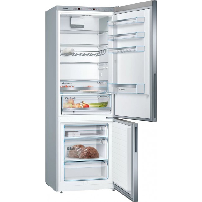 Bosch Serie 6 KGE49AICA fridge-freezer Freestanding 419 L C Stainless steel Bosch Serie 6 KGE49AICA fridge-freezer Freestanding 419 L C Stainless steel