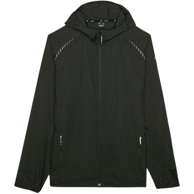 Men's technical jacket 4F M553 anthracite 4FWAW24TTJAM553 22S S Men's technical jacket 4F M553 anthracite 4FWAW24TTJAM553 22S S