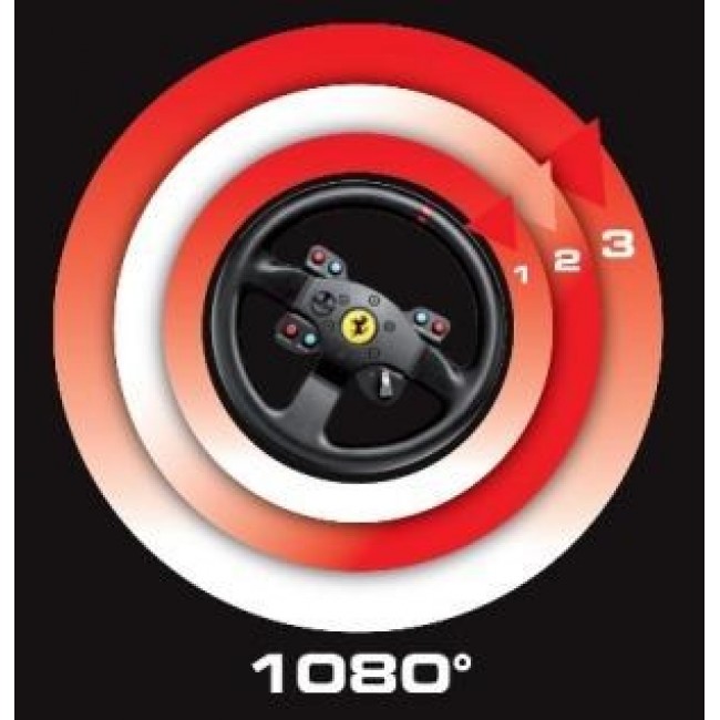 Thrustmaster T300 Ferrari Integral Racing Wheel Alcantara Edition Black Steering wheel + Pedals Analogue / Digital PC, PlayStation 4, Playstation 3 Thrustmaster T300 Ferrari Integral Racing Wheel Alcantara Edition Black Steering wheel + Pedals Analogue / Digital PC, PlayStation 4, Playstation 3