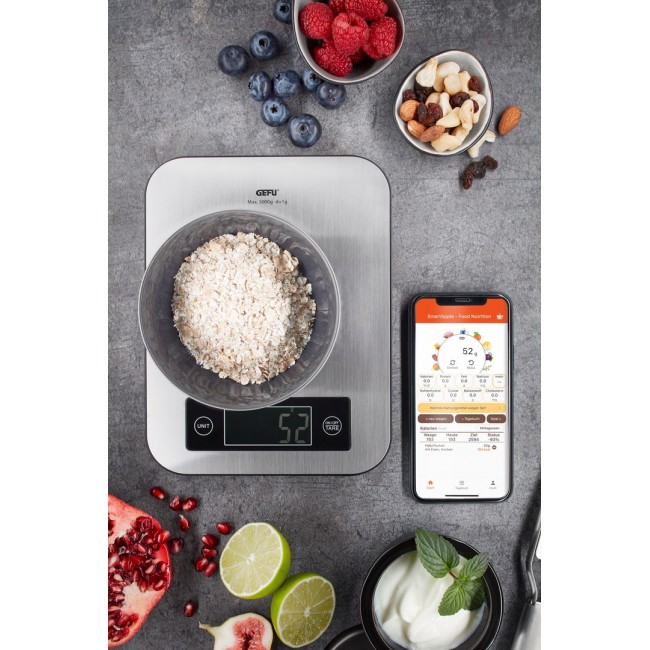GEFU SCORE Stainless steel Countertop Rectangle Electronic kitchen scale