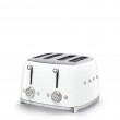 Toaster Smeg for 4 slices, white Toaster Smeg for 4 slices, white