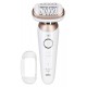 BRAUN Silk-epil 9-011 3D IPL Epilator, Wet & Dry, White, Gold