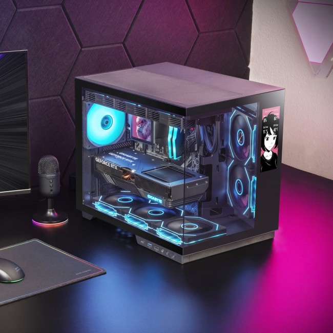 Mars Gaming MCMIRAGE computer case Midi Tower Black