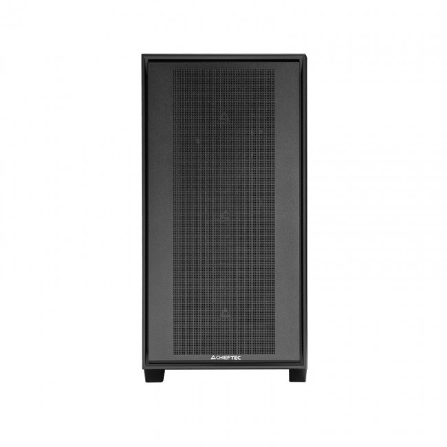 Chieftec Midi Tower GS-03B-BLK-OP, Schwarz Black