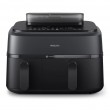 Philips 5000 series NA550/00 fryer Double 9 L Stand-alone 2750 W Hot air fryer Black