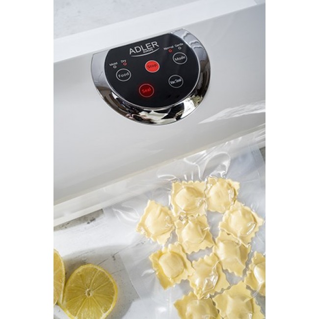 Adler AD 4503 vacuum sealer 800 mbar Grey, White Adler AD 4503 vacuum sealer 800 mbar Grey, White