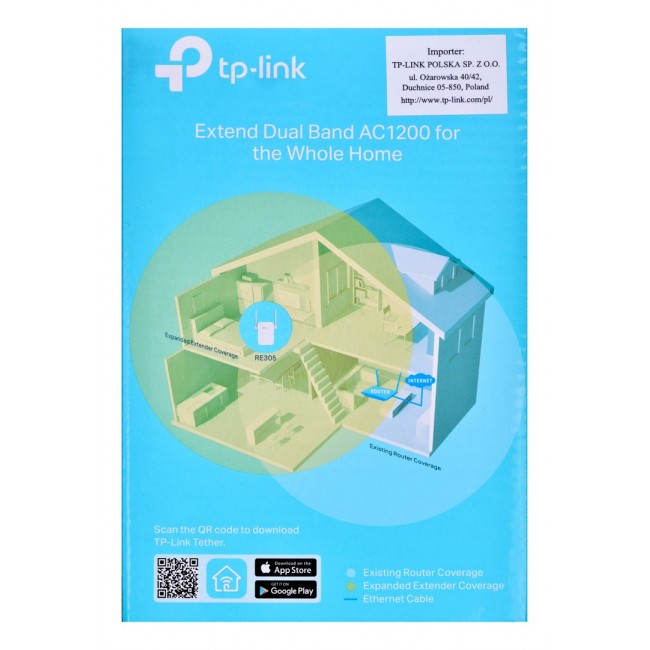 TP-LINK AC1200 Wi-Fi Range Extender