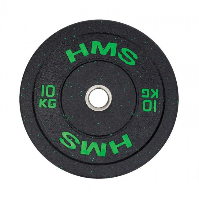 HMS Fitness HTBR10 1 pc(s) Olympic Rubber-coated weight disc HMS Fitness HTBR10 1 pc(s) Olympic Rubber-coated weight disc
