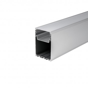 Aluminium profile V-TAC VT-8127 2mb anodised, milky lampshade 50x75mm (SKU 2872)
