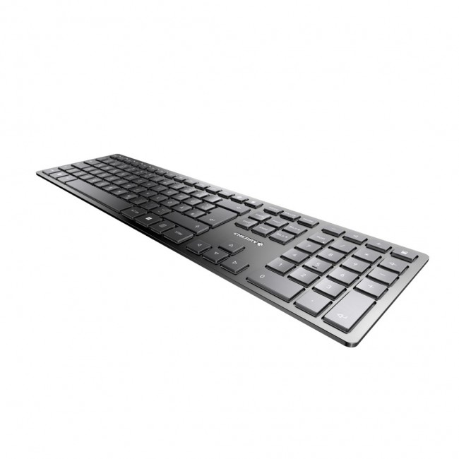 CHERRY KW 9100 SLIM keyboard Universal RF Wireless + Bluetooth QWERTZ German Black CHERRY KW 9100 SLIM keyboard Universal RF Wireless + Bluetooth QWERTZ German Black
