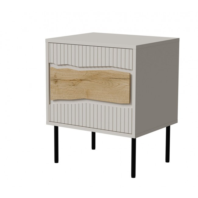 Cama Bedside cabinet, 2 pcs. INSERTO 50x40x61.5 cashmere + LED Cama Bedside cabinet, 2 pcs. INSERTO 50x40x61.5 cashmere + LED