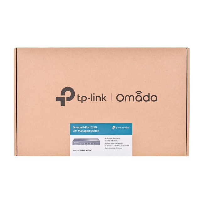 TP-Link Omada 8-Port 2.5G L2+ Managed Switch TP-Link Omada 8-Port 2.5G L2+ Managed Switch