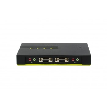 LevelOne 4-Port USB VGA KVM Switch, audio support