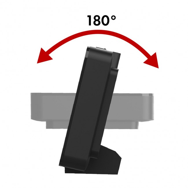 Digital LED clock radio with GreenBlue projector, FM radio, alarm, 12/24 clock, 5V DC USB power supply + CR2032, GB172