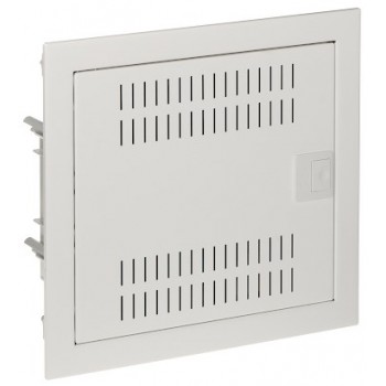 MSF RP PLASTIC MULTIMEDIA SWITCHGEAR PT 14M WITH IP30 PLATE 329X358X94 METAL DOOR WHITE