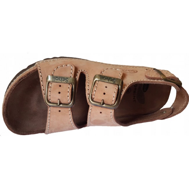 Comfortable Scholl AIR BAG BACK STRAP BRONZE sandals 39