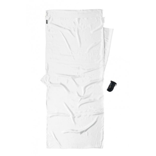 Cocoon TravelSheet Silk Adult Rectangular sleeping bag White Cocoon TravelSheet Silk Adult Rectangular sleeping bag White
