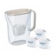 Brita Style Essential filter jug + 3 Maxtra Pro Pure Performance filter cartridges (sand-coloured) Brita Style Essential filter jug + 3 Maxtra Pro Pure Performance filter cartridges (sand-coloured)