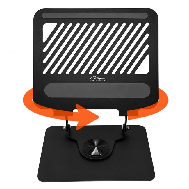 Adjustable, rotatable, ergonomic laptop stand 10 17 LAPTOP STAND ROTO MT2662