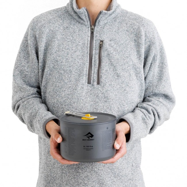 Sea To Summit Frontier Pot 3 L Grey Sea To Summit Frontier Pot 3 L Grey