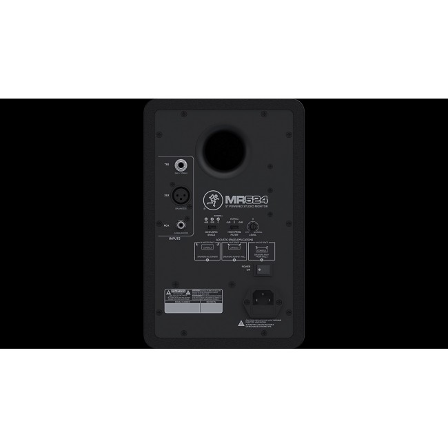 Active Speaker Mackie MR524 - 1.0 channels - Wired - XLR/6.3mm/RCA - 30 W - 45 - 20000 Hz - Black