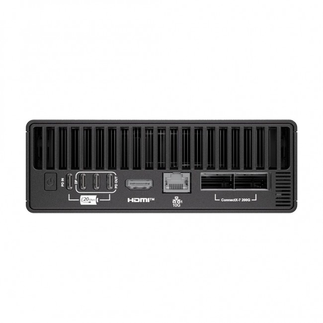MSI EdgeXpert AI Supercomputer Desktop, NVIDIA DGX Spark GB10 Grace Blackwell Architecture, 128GB LPDDR5 Unify Memory, 4TB SSD, ARM CPU, WiFi 7, BT 5.3, NVIDIA DGX OS - EDGEXPERT NVIDIA DGX GB10 128GB 4TB