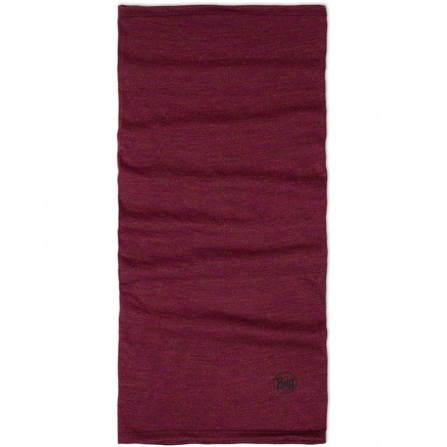 Buff Midweight Merino Wool Multifunctional scarf Red