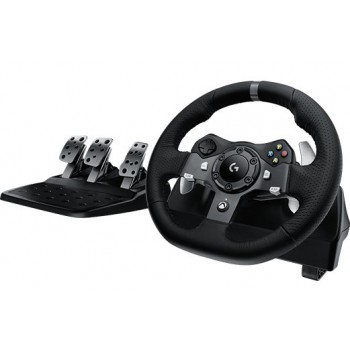 Logitech G G920 Black USB Steering wheel + Pedals Analogue MAC, PC, Xbox