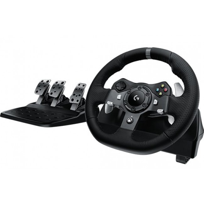 Logitech G G920 Black USB Steering wheel + Pedals Analogue MAC, PC, Xbox